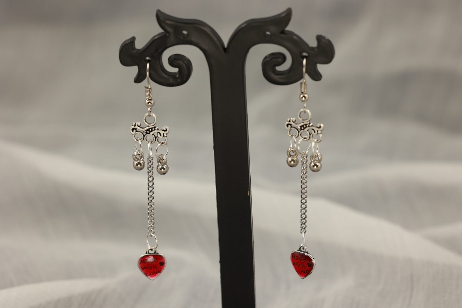 Explore Elegance with Our Simple Silver Oxidised Earrings