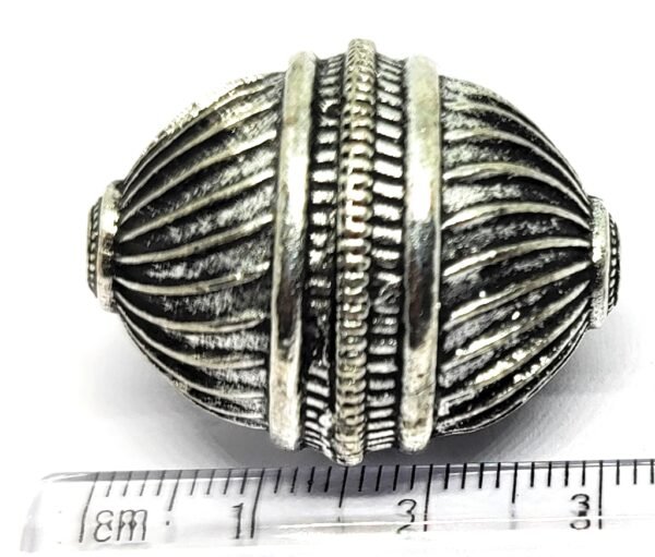 Silver Oxidised Metal Balls - Pack of 5 - Image 5
