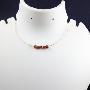 Gold Tone Hasli Necklace