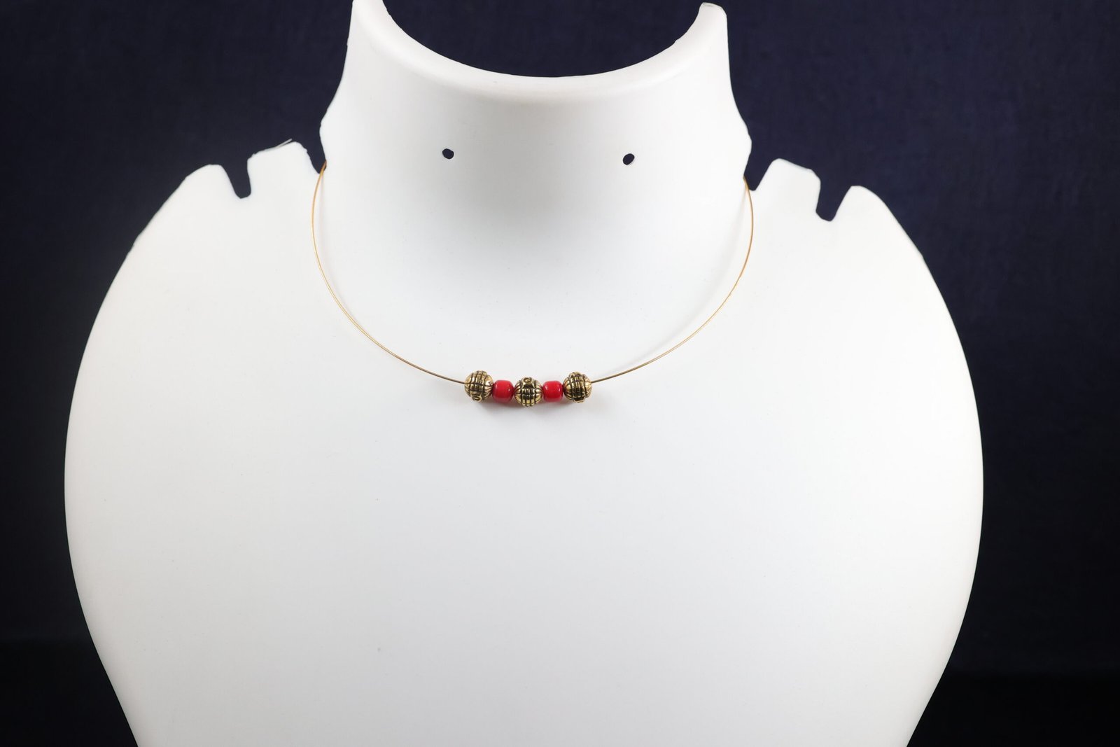 Gold Tone Hasli Necklace