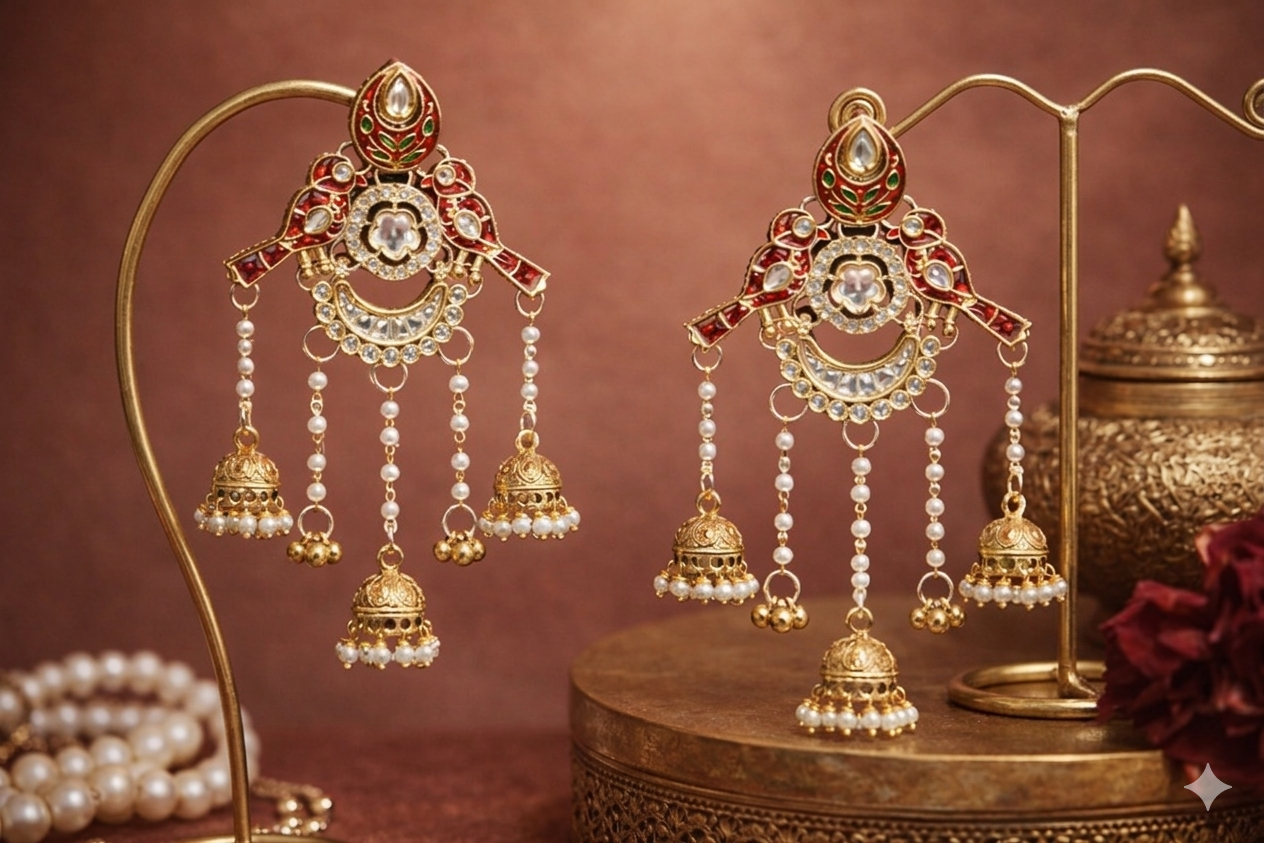 Elegant Statement Earrings - Image 2