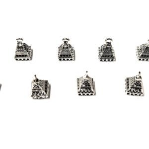 Silver Oxidised Jumka Base Small Size Pair of 5